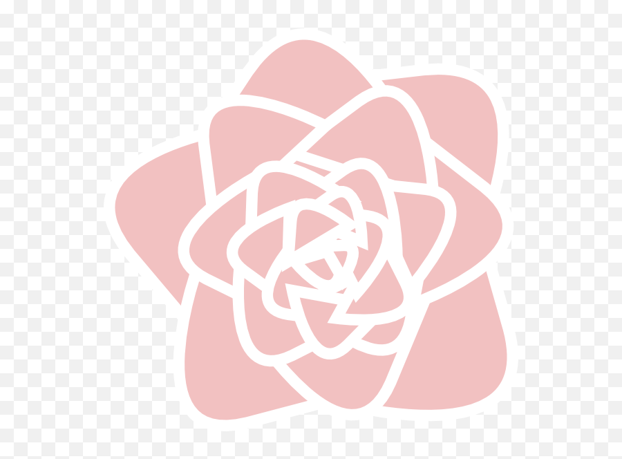 Pearl Pink Rose Clip Art At Clkercom - Vector Clip Art Garden Roses Emoji,Pink Rose Png