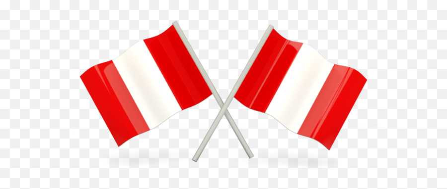 Two Wavy Flags - Transparent Background Italian Flag Png Emoji,Peru Flag Png