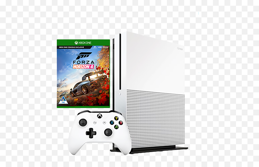 Download Xbox One S 1tb Console Forza Horizon 4 Bundle Image - Xbox S White Emoji,Forza Horizon 4 Logo