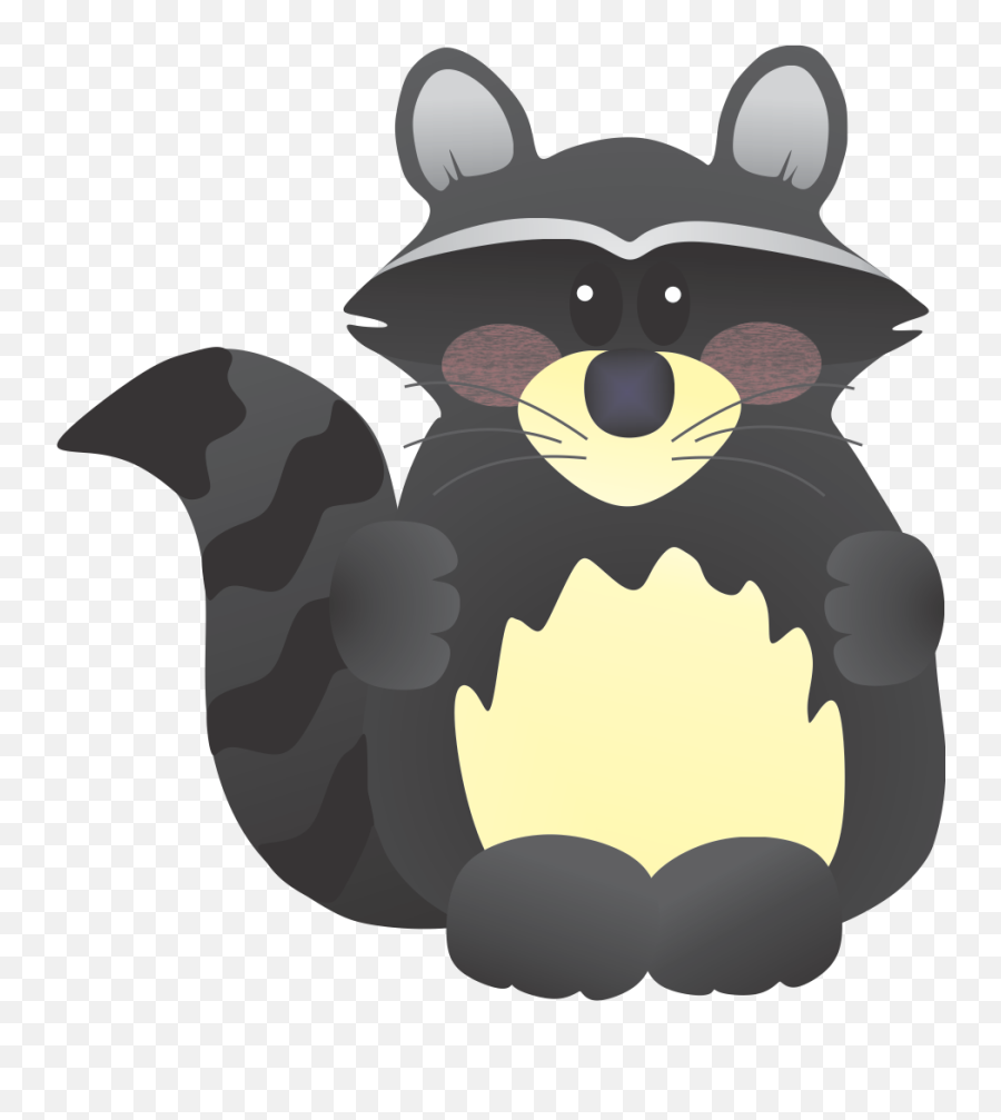 Raccoon Clip Art At Vector - Clip Art Emoji,Raccoon Clipart