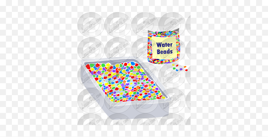Water Beads Stencil For Classroom Therapy Use - Great Emoji,Beads Clipart