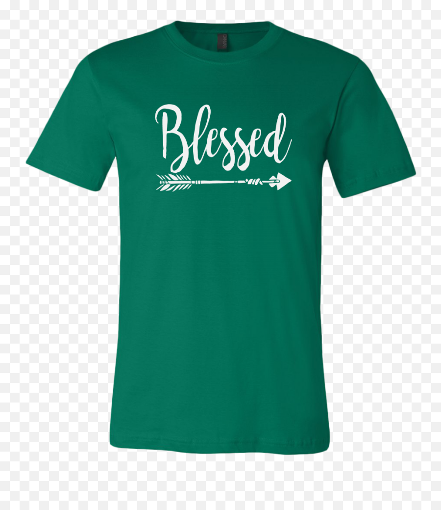Blessed Straight Arrow Solid Color T - Shirt U2013 Greatgiftitemscom Emoji,Straight Arrow Png