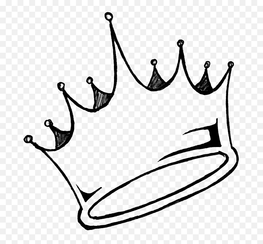 Free Black And White Crowns Download Free Clip Art Free - Drawing Crown Black And White Emoji,Crown Clipart Black And White