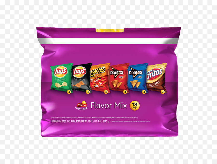 Frito Lay Variety Pack Flavor Mix 18 Ct - Water Butlers Emoji,Frito Lay Logo Png