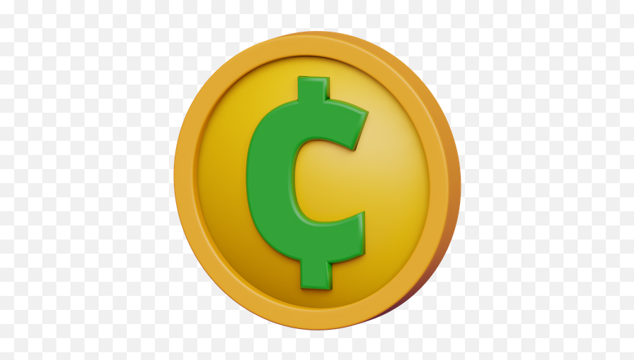 Premium Florin Coin 3d Illustration Download In Png Obj Or Emoji,Cents Clipart
