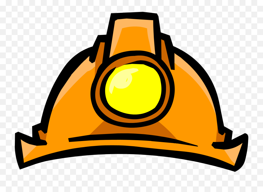 Cartoon Miners Helmet Clipart Free Image - Miner Hat Png Emoji,Helmet Clipart
