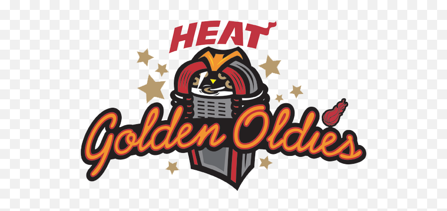 Miami Heat Golden Oldies Logo Image - Fr 266545 Png Language Emoji,Miami Heat Logo