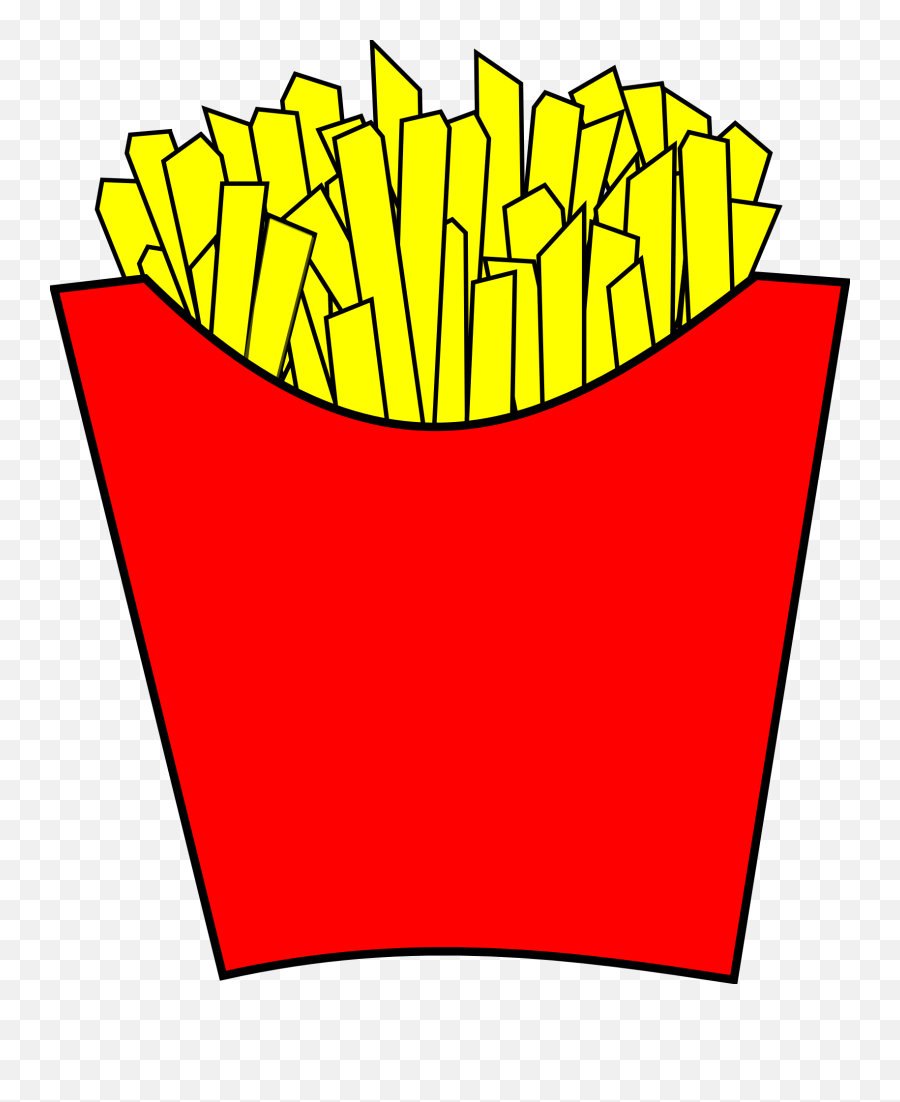 French Fries Modern Clip Art At Clker - Fries Clip Art Emoji,Fries Clipart