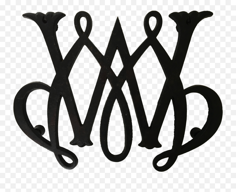 Virginia Metalcrafters William Mary - Wm Cypher Black And White Emoji,William And Mary Logo