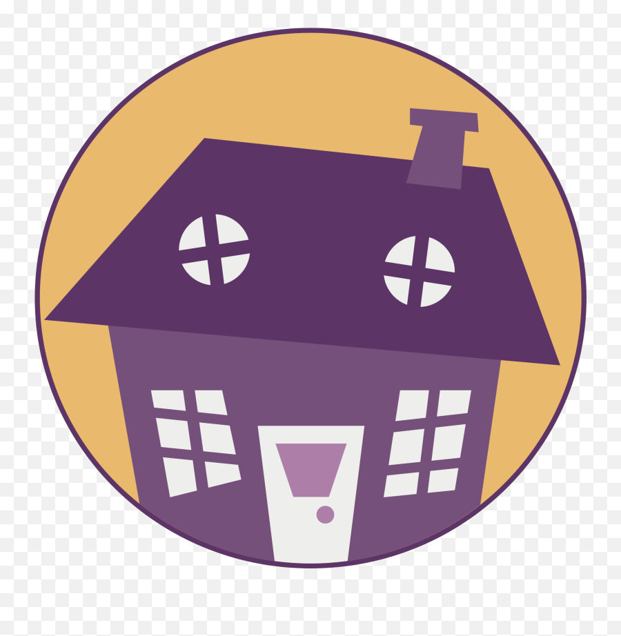Purple House Clipart - House Clip Art Free Emoji,House Clipart