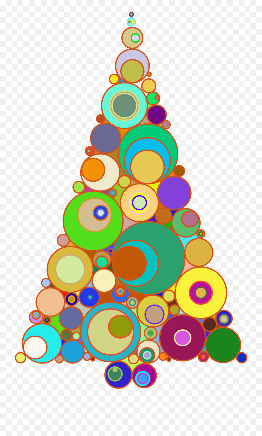 Library Of Whimsical Christmas Tree Clip Art Freeuse Stock - Clipart Colorful Christmas Tree Emoji,Christmas Trees Clipart