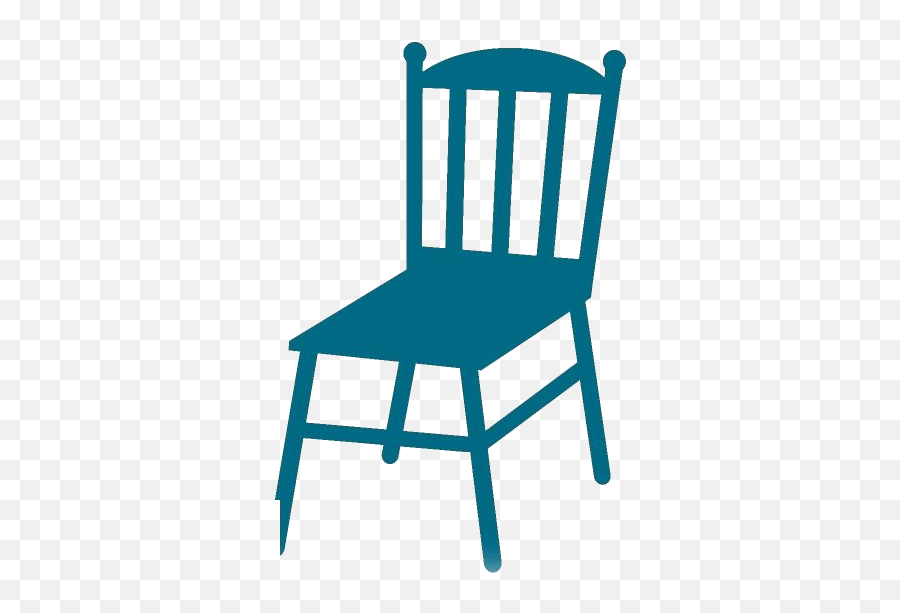 Transparent Wooden Chair Clipart - Splat Back Emoji,Chair Clipart