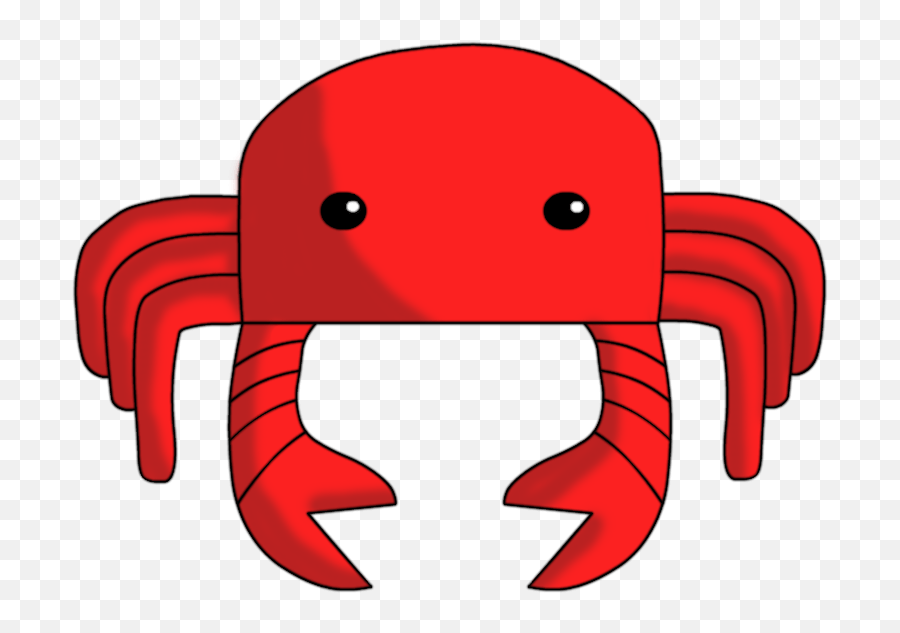 Crab Clipart Clear Background - Big Emoji,Crab Clipart