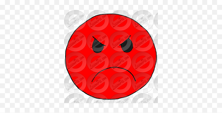 Classroom Therapy Use - Dot Emoji,Bad Clipart