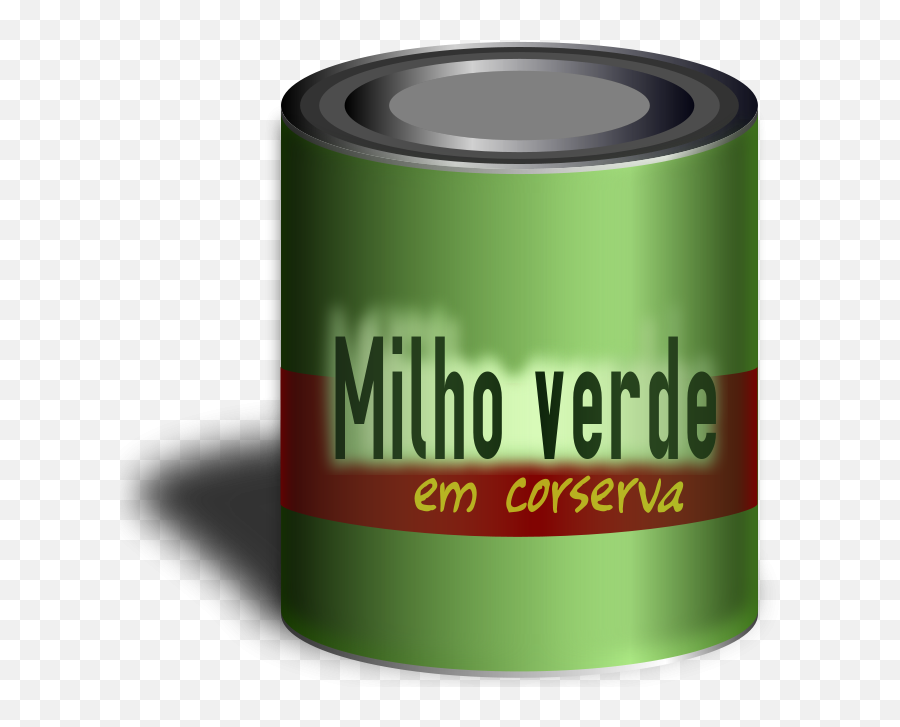 Free Clip Art A Can Of Corn By Helisdf - Cylinder Emoji,Canned Food Clipart