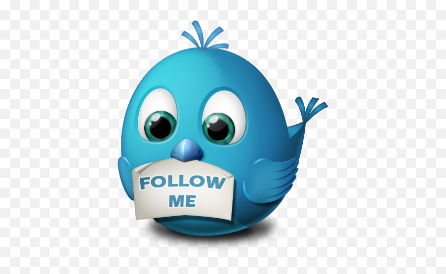 Follow Me On Twitter Png Follow Me On Twitter Png - Twitter Bird Follow Me Emoji,Twitter Png