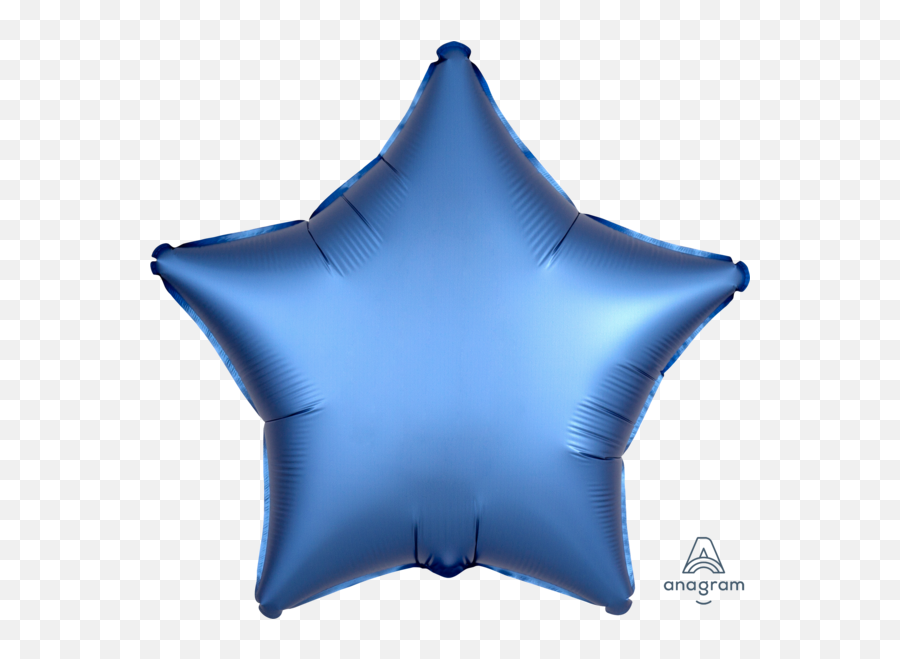 Azure Blue Balloon - Satin Luxe Mylar Balloons Emoji,Blue Balloons Png