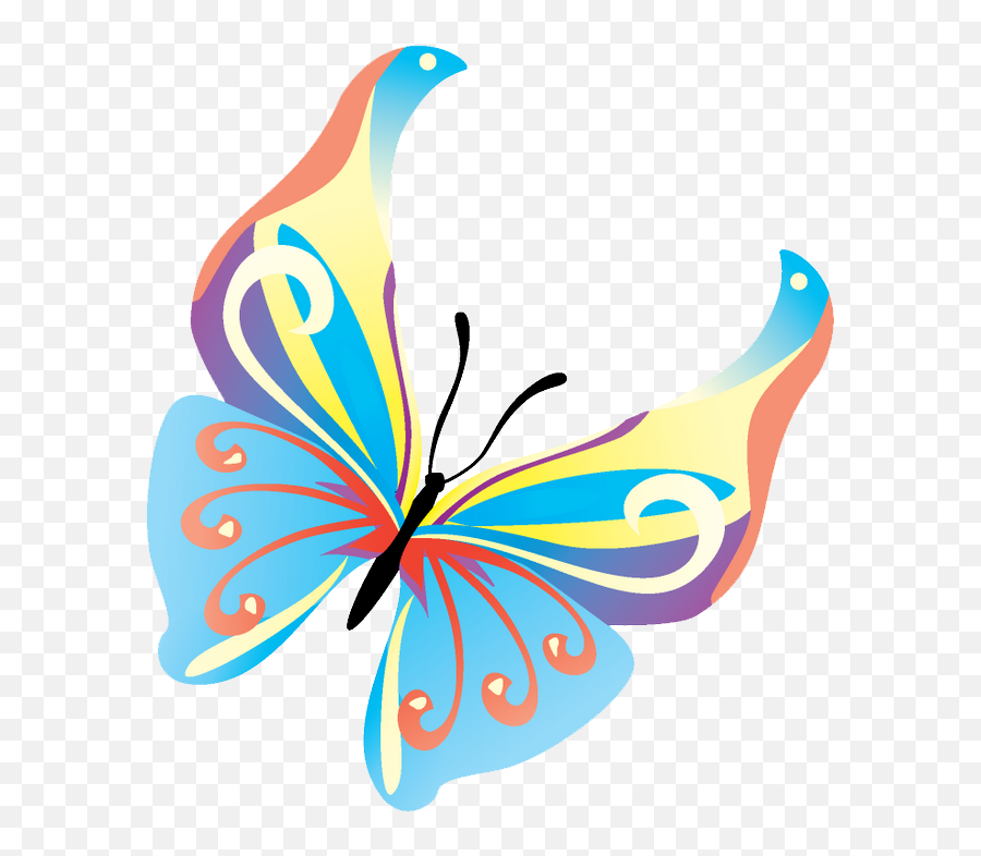 Download Butterflies Vector Transparent - Butterfly Vector Emoji,Butterfly Transparent