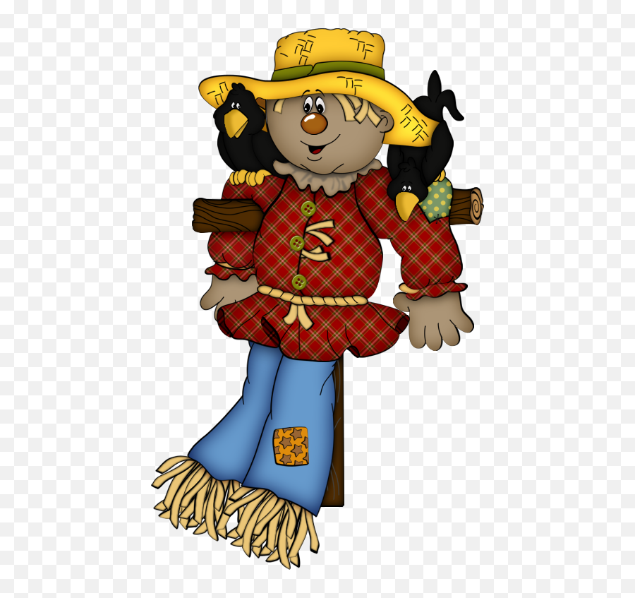 Picture - Autumn Cute Scarecrow Clipart Free Emoji,Scarecrow Clipart