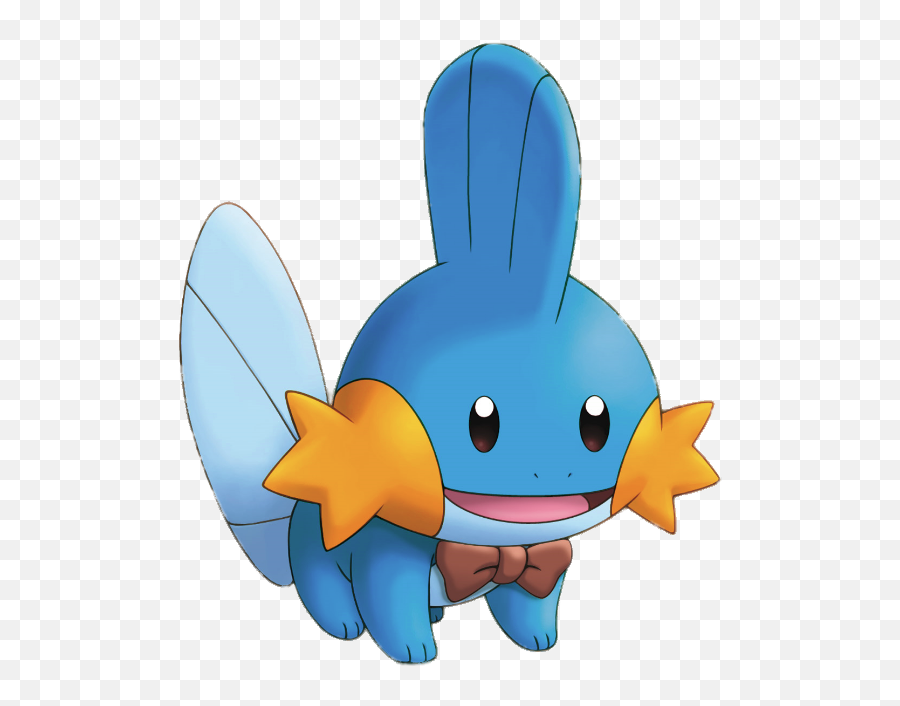Mudkip With Bow Tie Png Image - Mudkip Transparent Emoji,Mudkip Png