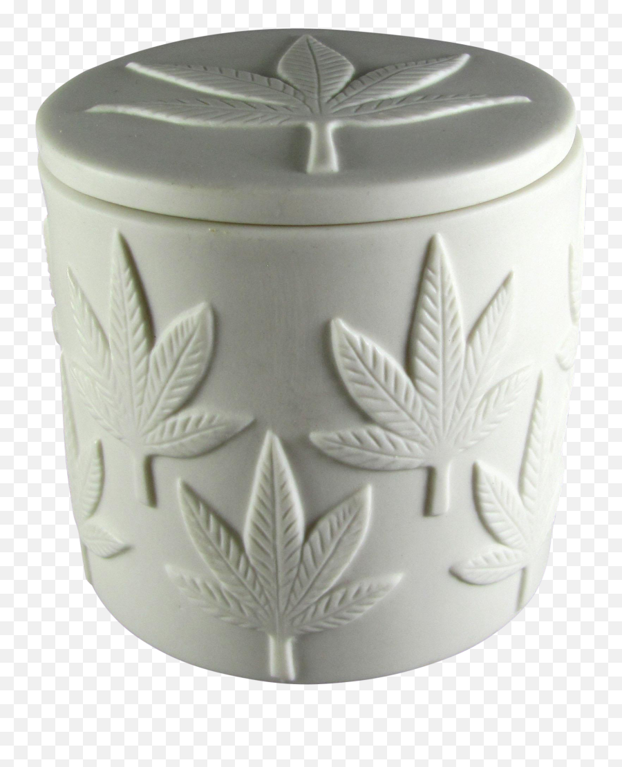 Jonathan Adler Embossed Marijuana Leaf Design Jar - Vase Emoji,Marijuana Leaf Transparent