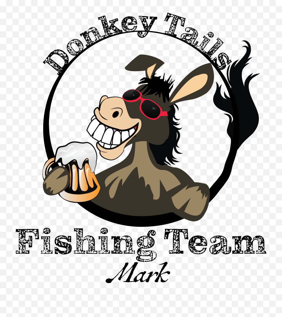 Donkey Tails Fishing Team Logo Emoji,Team Logo