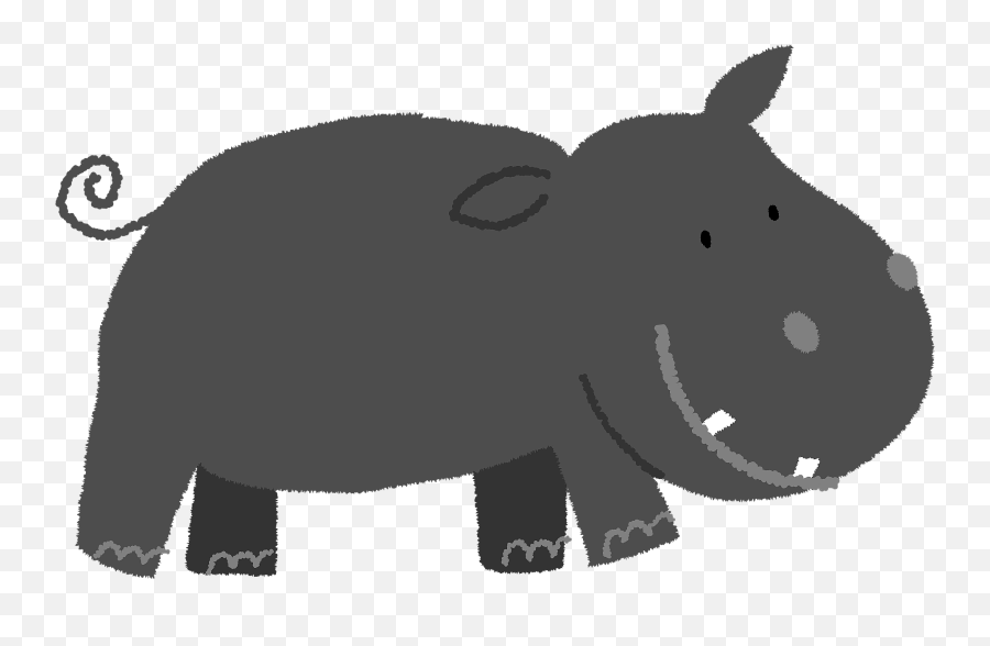 Hippopotamus Animal Clipart Free Download Transparent Emoji,Hippopotamus Clipart