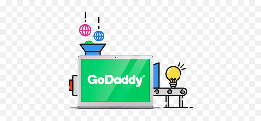 Business Name Generator - Language Emoji,Godaddy Logo