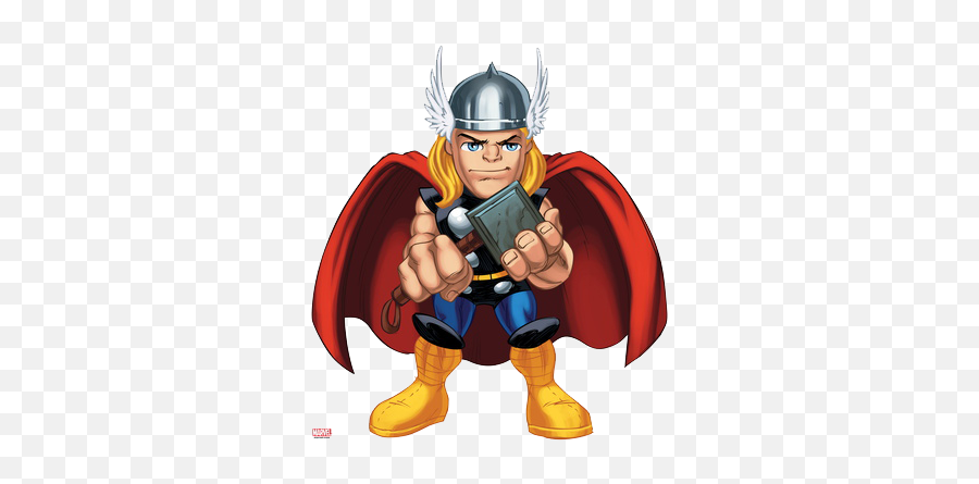 Thor Poster Marvel Super Hero Squad Clipart Emoji,Squad Png