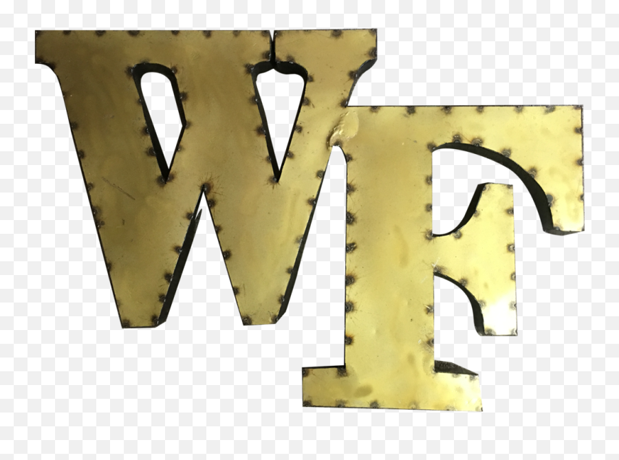 Wake Forest Logo Recycled Metal - Dot Emoji,Wake Forest Logo