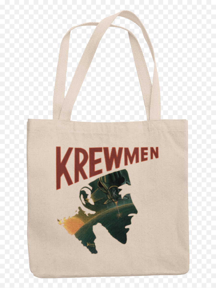 Krewmen Logo Cotton Bag Logo Design King Rat Design Emoji,Handbag Logo
