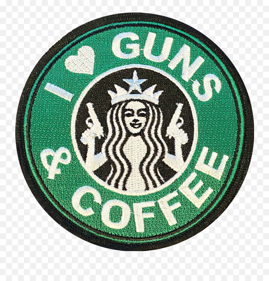 I Love Guns Coffee Starbucks Spoof Emoji,Starbuck Logo