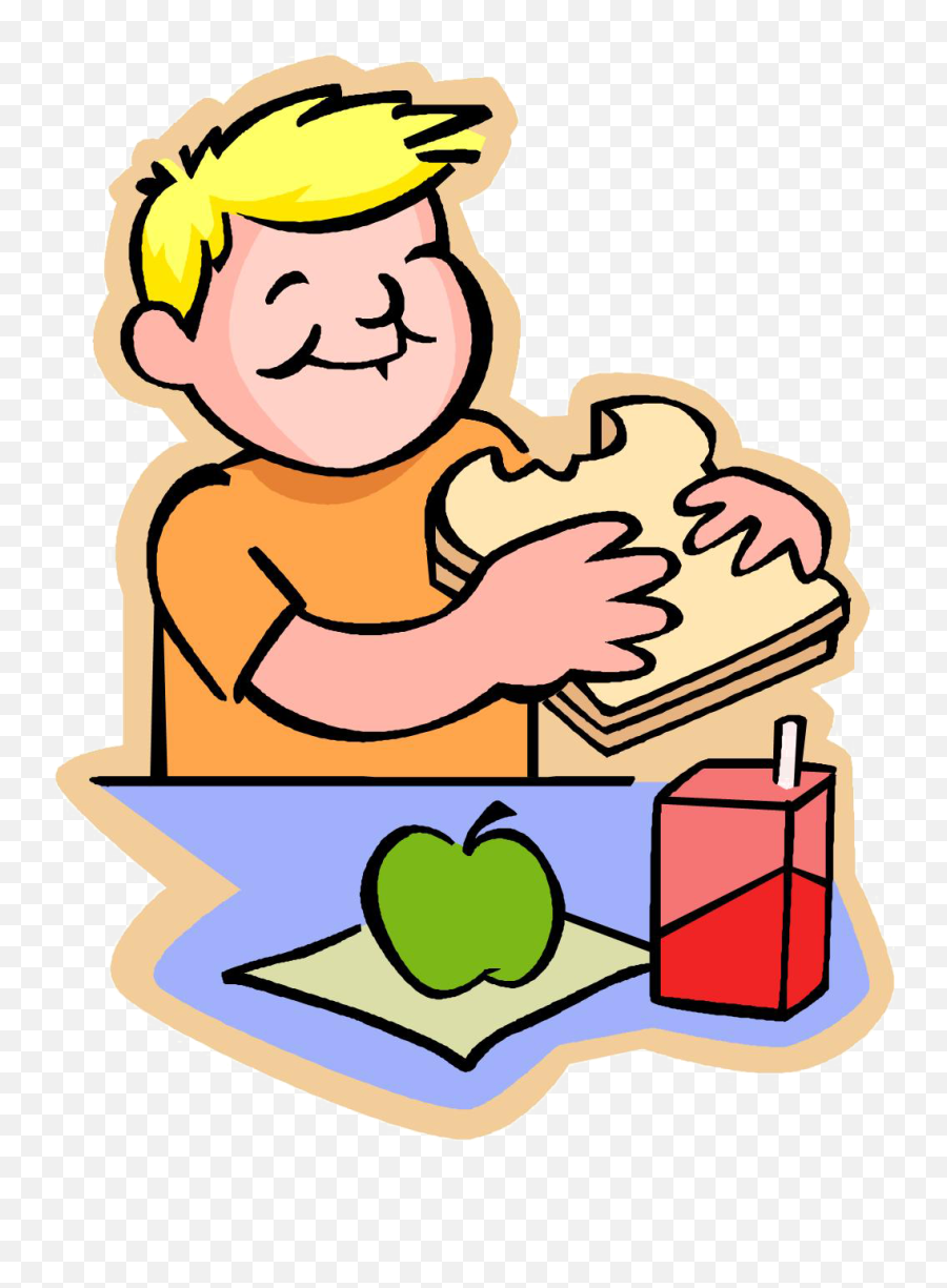 Lunch Clipart Eating Lunch Eating - Eat Clipart Emoji,Lunch Clipart