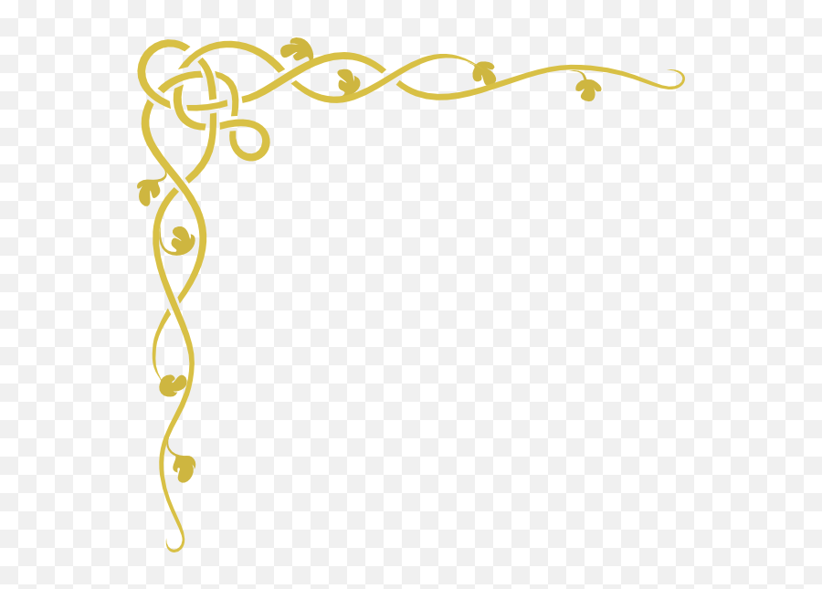 Library Of Gold Decorative Lines Jpg - Border Line Design Gold Emoji,Decorative Line Png