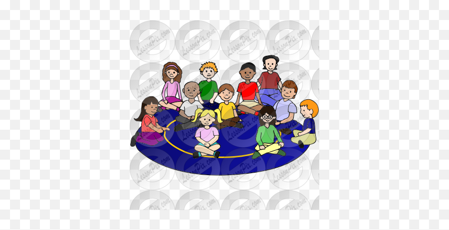 Circle Picture For Classroom Therapy - Circle Time Clip Art Emoji,Circle Clipart