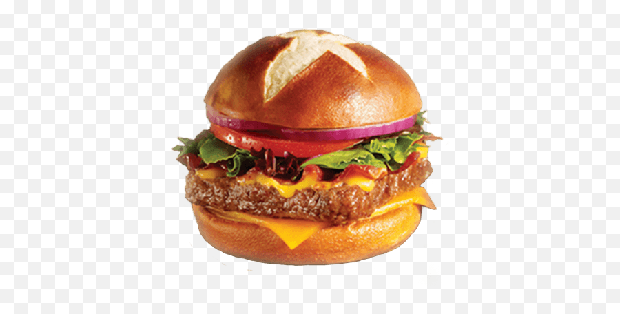 The Wendyu0027s Pretzel Grease Burger U2014 The Best Little Blog In - Wendys Prezel Burger Transparent Emoji,Burger Transparent