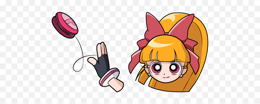 Powerpuff Girls Z Hyper Blossom Cursor - Demashita Powerpuff The Powerpuff Girl Anime Emoji,Powerpuff Girls Transparent