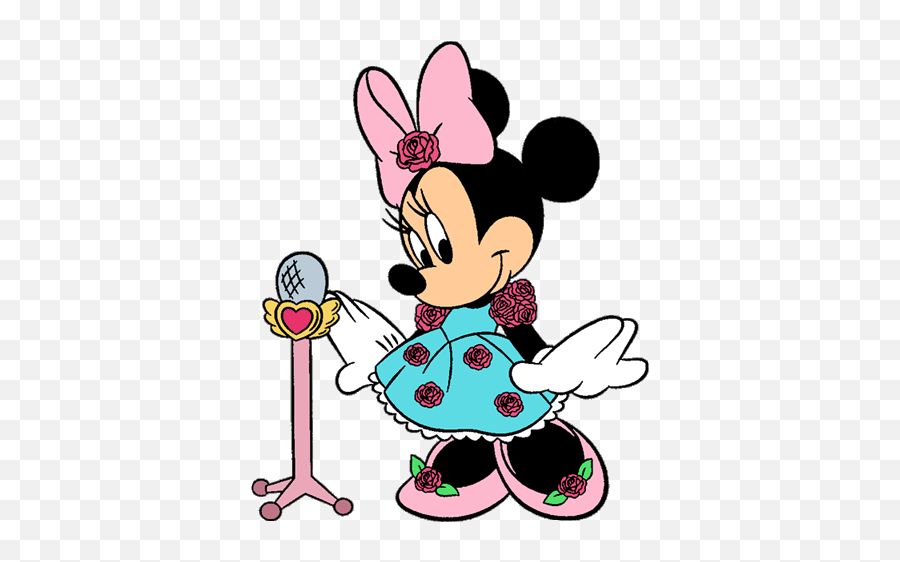 Minnie Mouse Clipart - Clip Art Bay Cartoon Minnie Mouse Singing Emoji,Minnie Mouse Clipart