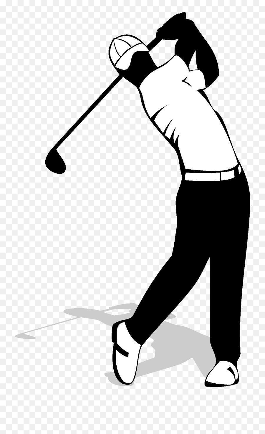 Golf Clubs Golf Course - Basketball Silhouette Png Download Clip Art Golfer Png Emoji,Golf Clubs Clipart