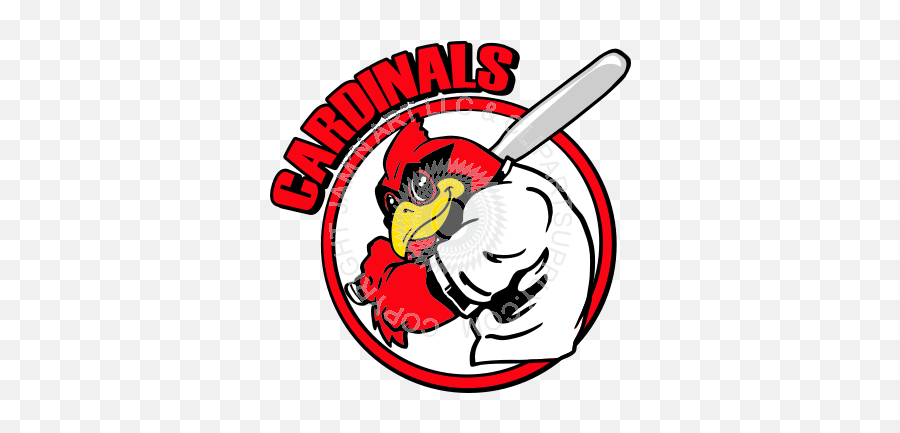 Download Cardinals Baseball Logo Vector - Clip Art Cardinals Baseball Logo Emoji,Cardinals Baseball Logo