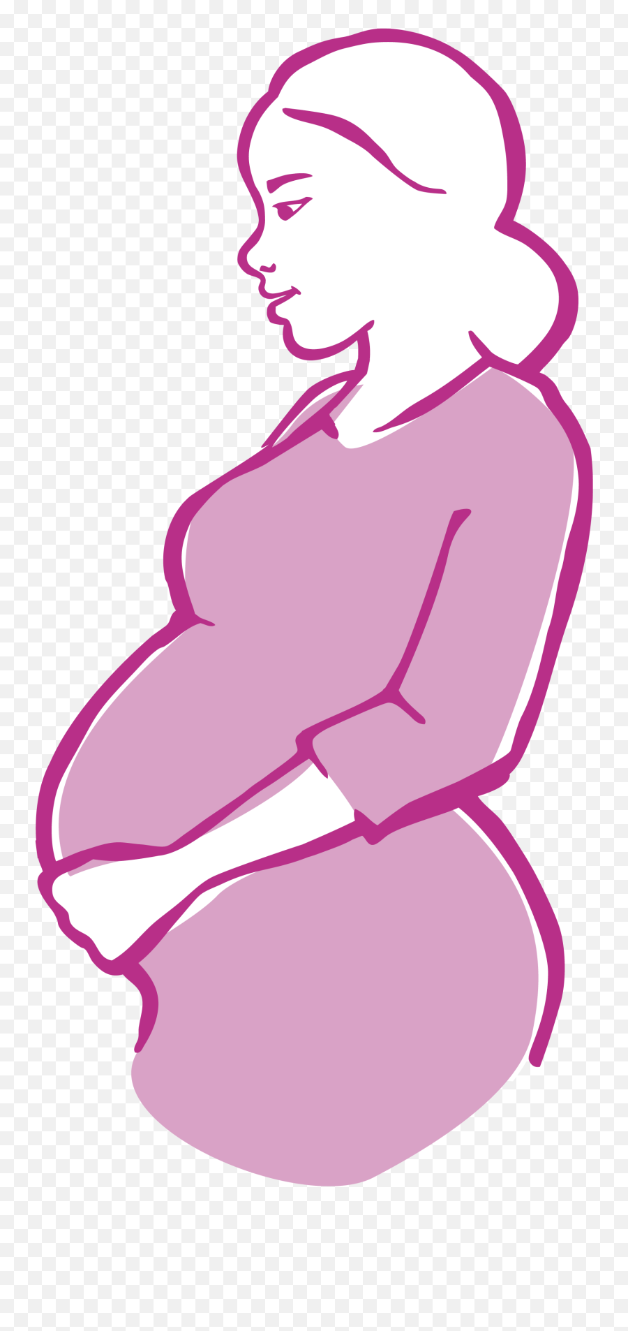 Pregnant Woman Clipart Transparent Png - Pregnant Mother Clipart Transparent Emoji,Woman Clipart