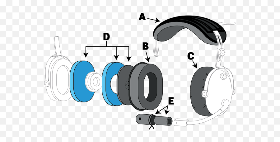 Oregon Aero - Aviation Headset Upgrade Overview Parts And Components Of Gaming Headsets Emoji,Microphone Covers With Logo