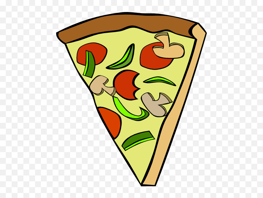 Pizza Clip Art At Clker - Pizza With Topping Clipart Emoji,Free Pizza Clipart