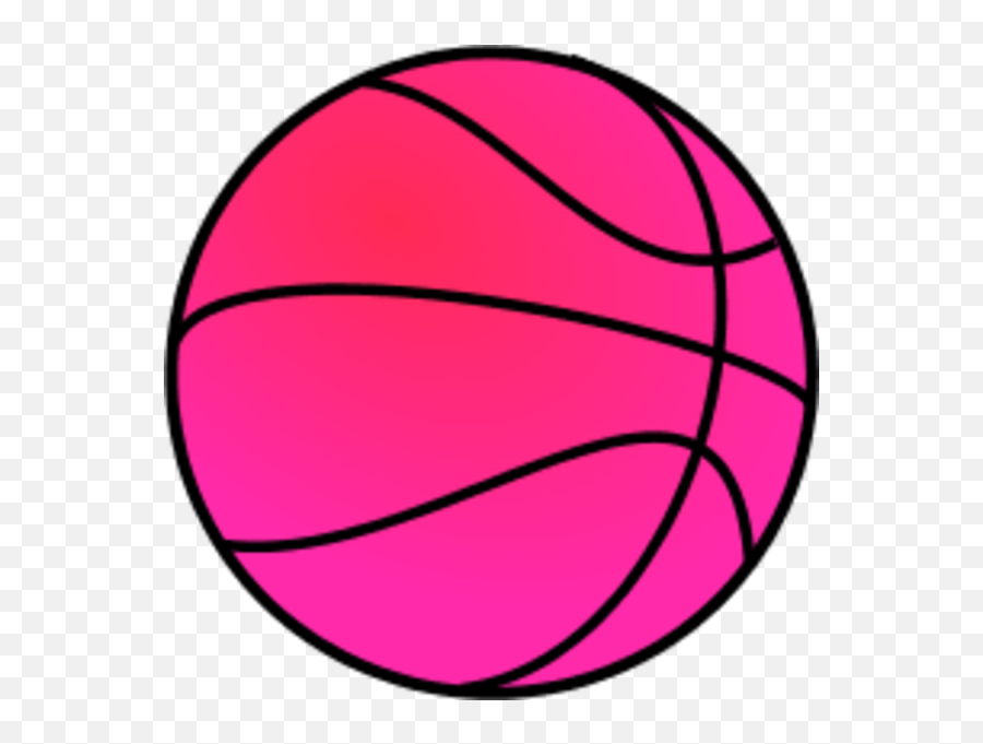 Basketball Clipart Free Printable - Pink Basketball Clipart Emoji,Basketball Clipart Black And White