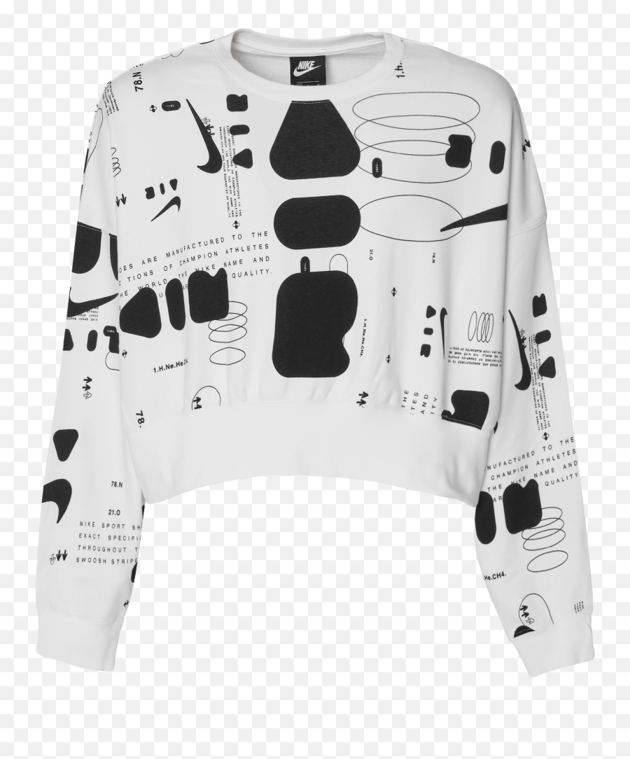 Shop U003e Nike Air Allover Logo Print Crew Neck Sweatshirt U003e At Emoji,Champion Sweatshirt Big Logo