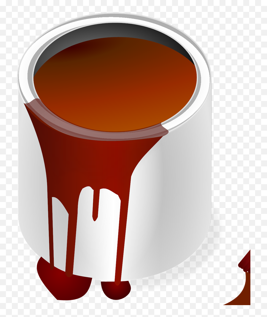 Brown Paint With Paint Brush Svg Vector Brown Paint With Emoji,Pint Clipart