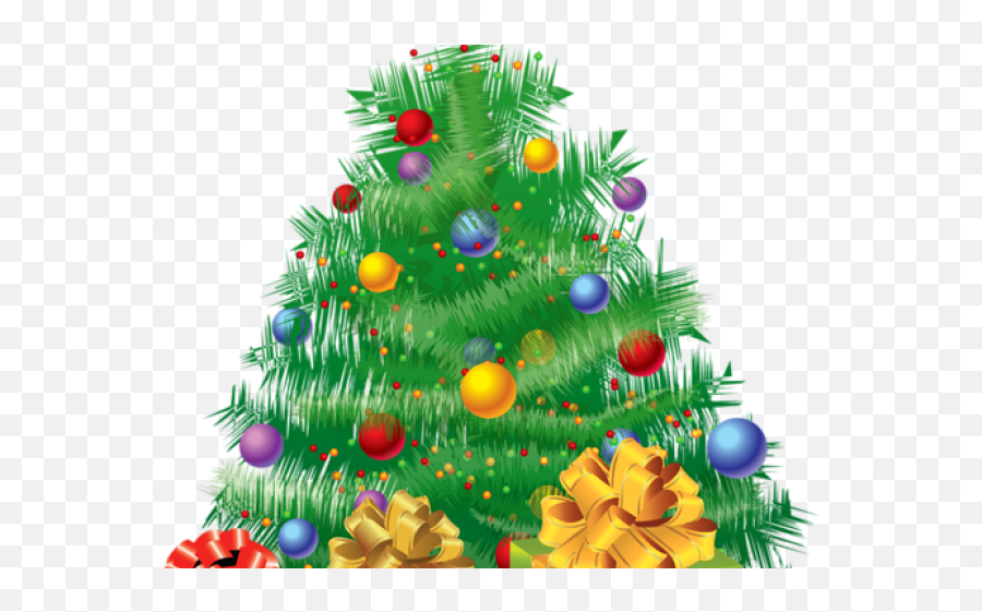 Download Hd Border Clipart Christmas Tree - Animated Emoji,Clipart Of Christmas