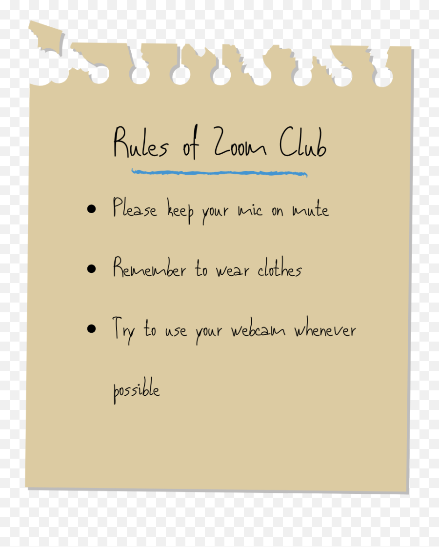Zoom Norms Coc Faculty Resource Zoom Emoji,Torn Paper Transparent Background
