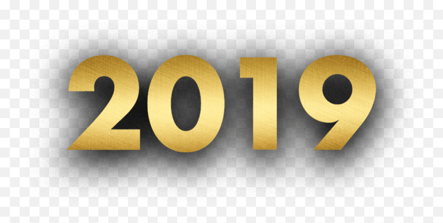 2019 Year Png - Transparent Background 2019 Transparent Emoji,2019 Png