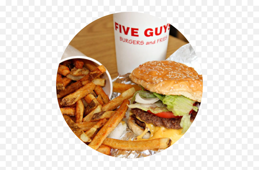 Five Guys - Five Guy Burgers Emoji,Five Guys Logo